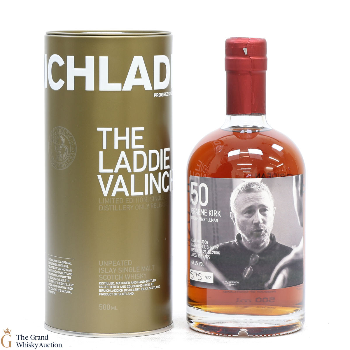 Bruichladdich - 13 Year Old Valinch - 50 Graeme Kirk (50cl)