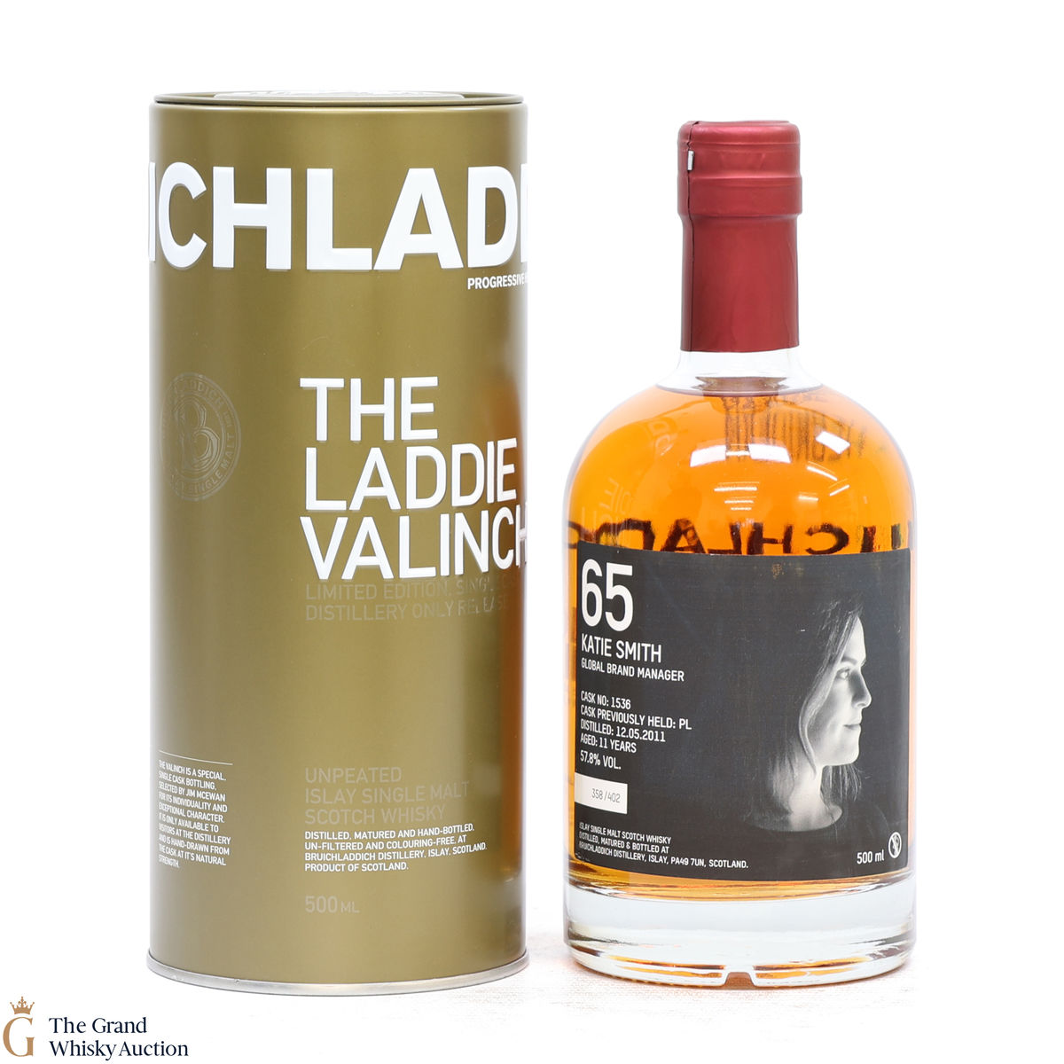 Bruichladdich - 11 Year Old - Valinch 65 - Katie Smith (50cl)
