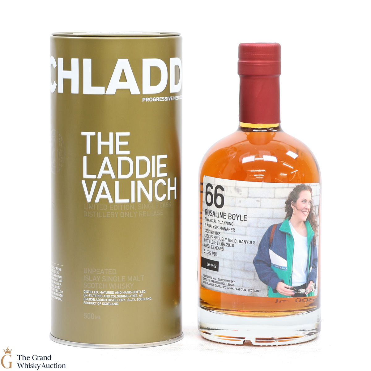 Bruichladdich - 13 Year Old - Valinch 66 - Rosaline Boyle (50cl)