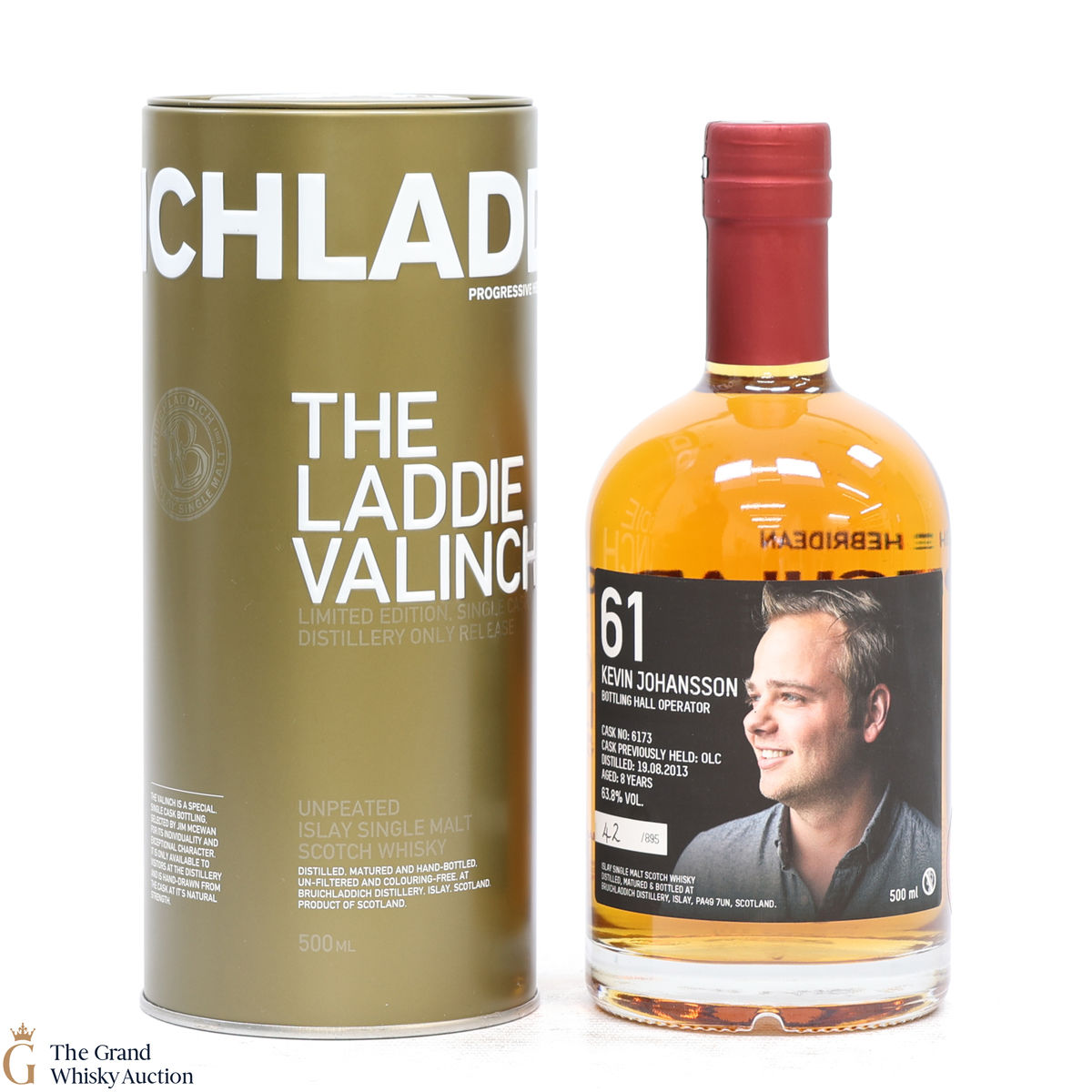 Bruichladdich - 8 Year Old - Valinch 61 - Kevin Johansson (50cl)