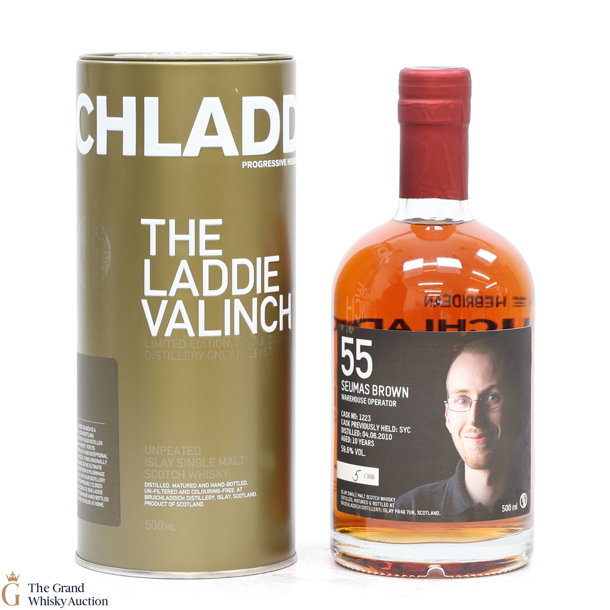 Bruichladdich - 10 Year Old - Valinch 55 -  Seumas Brown 50cl