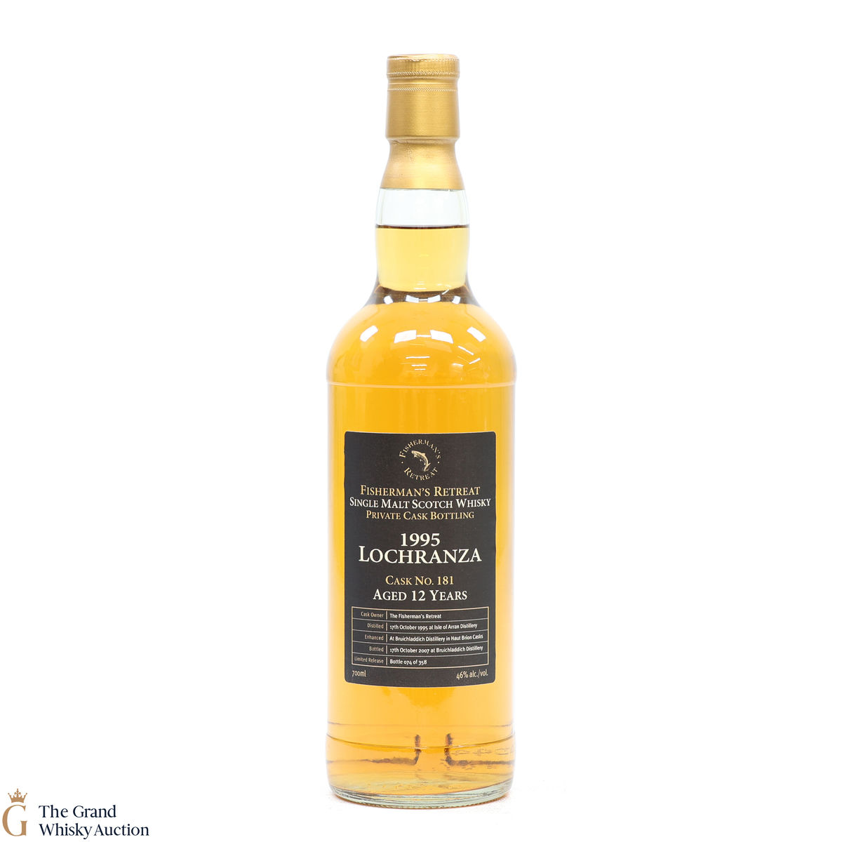 Arran - Lochranza - 12 Year Old 1995 - Private Cask #181 - Fisherman's Retreat