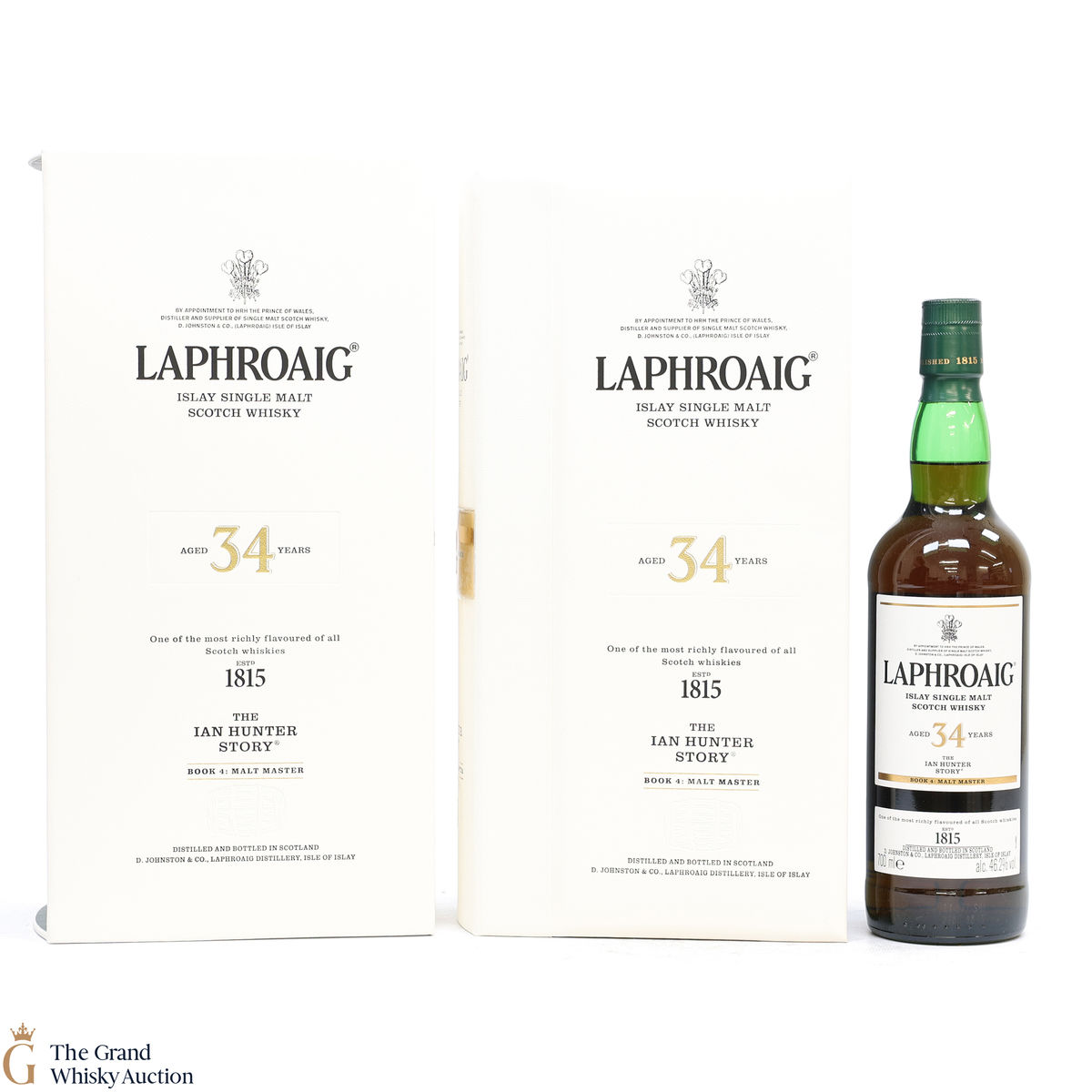 Laphroaig - 34 Year Old - The Ian Hunter Story - Book 4