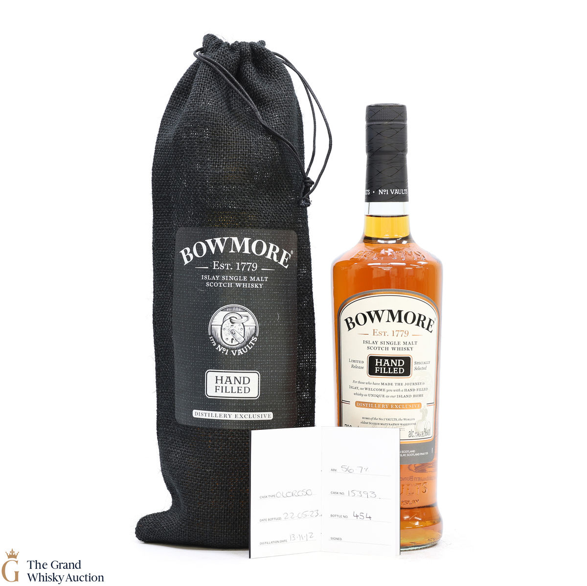 Bowmore - 11 Year Old - 2012 Hand Filled - Cask #15393