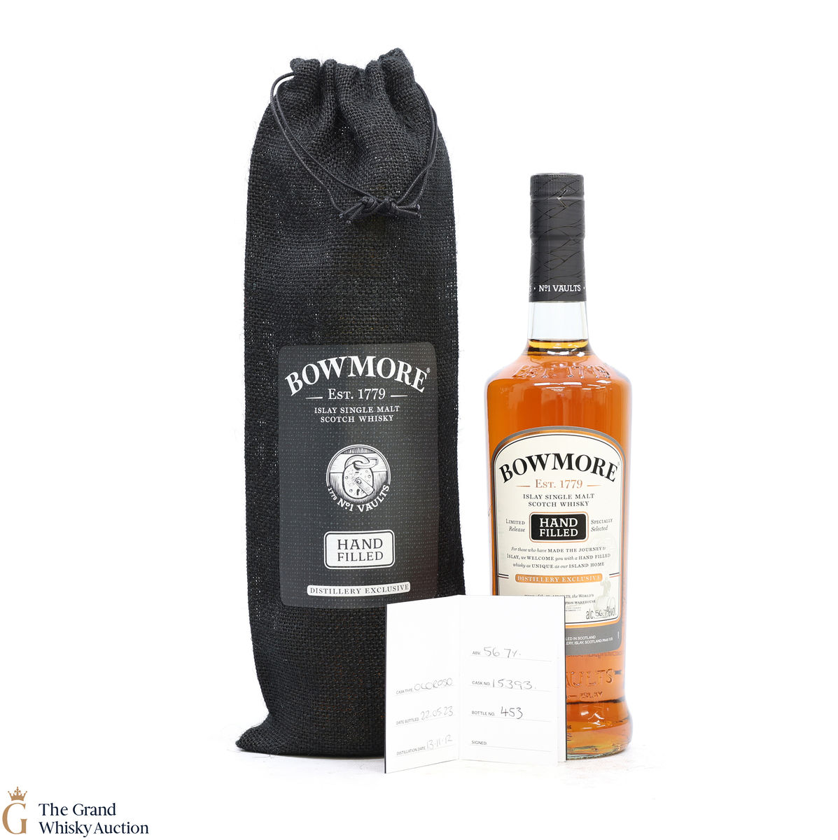 Bowmore - 11 Year Old - 2012 Hand Filled - Cask #15393
