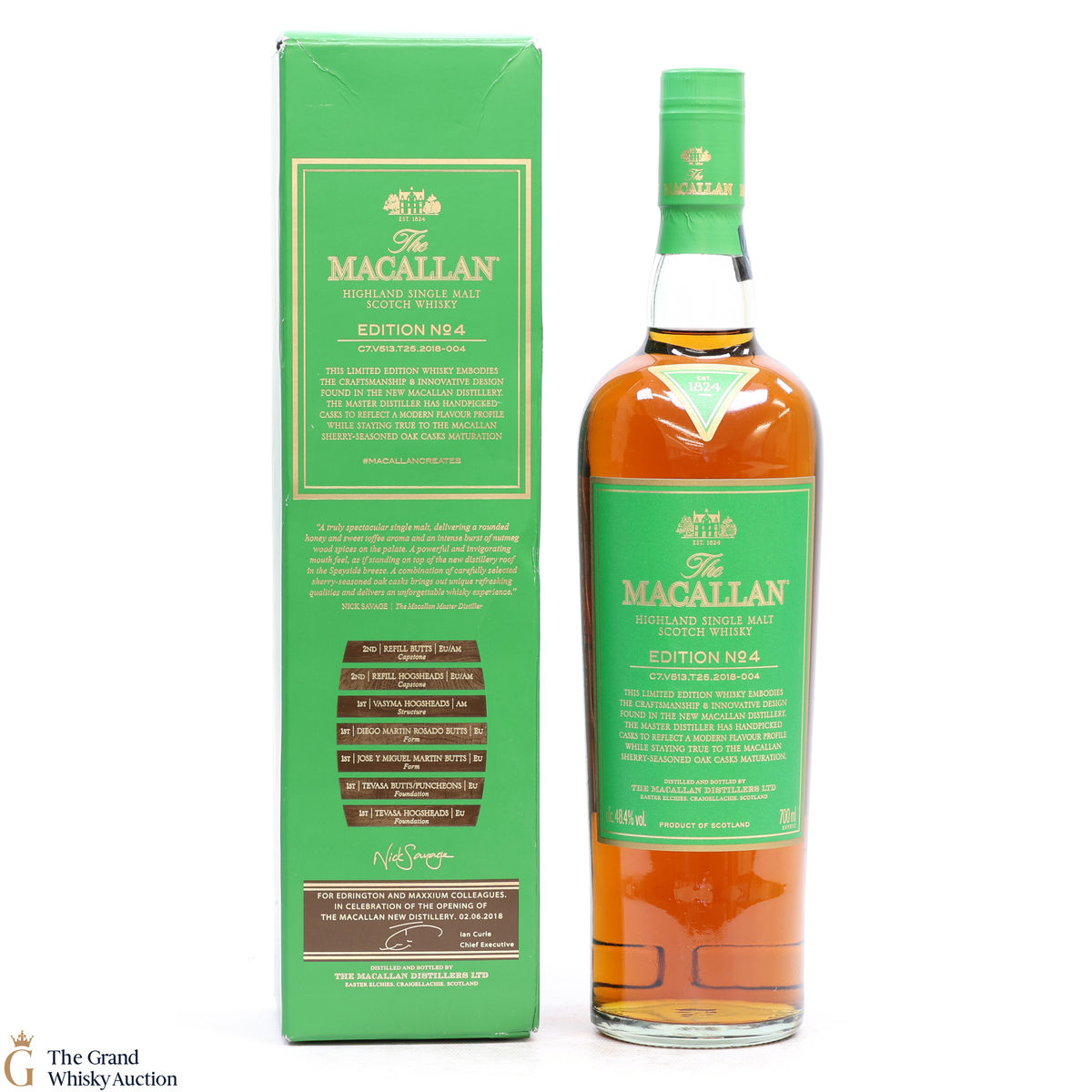 Macallan - Edition No. 4 - 2018 - Edrington & Maxxium Staff