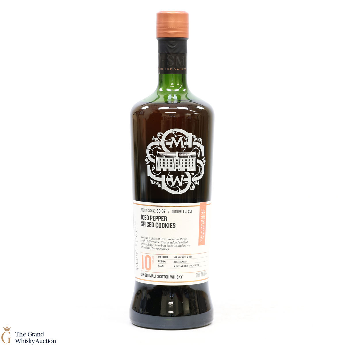 Blair Athol - 10 Year Old - SMWS 68.67 - Iced pepper Spiced Cookies