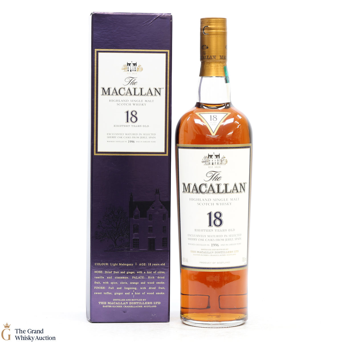 Macallan - 18 Year Old - Sherry Oak (1996)