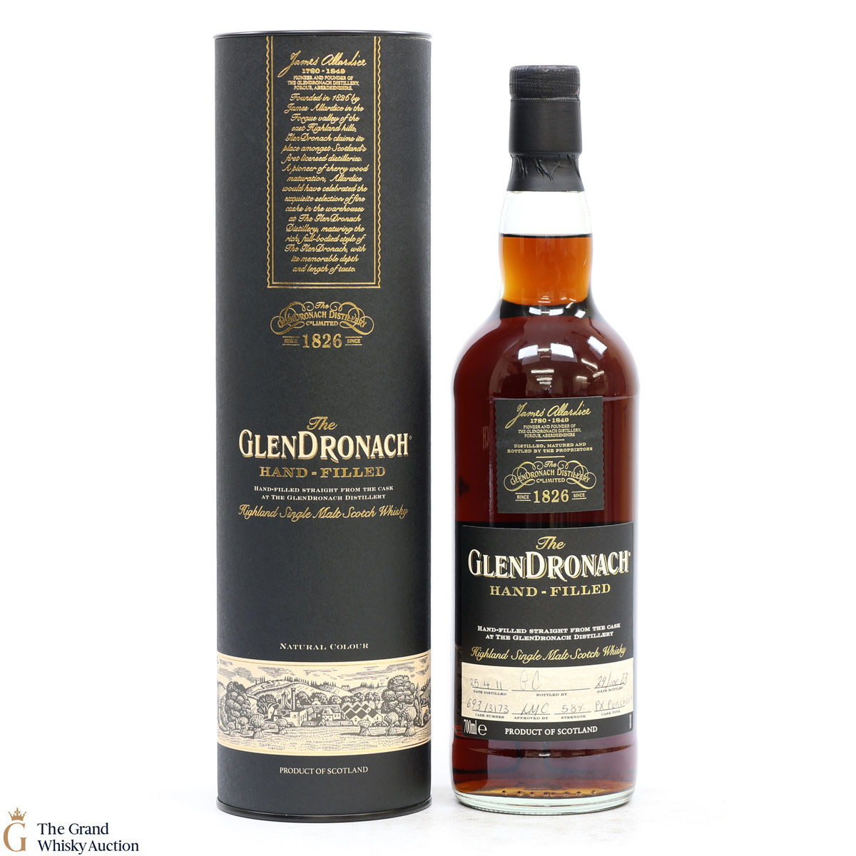 Glendronach - 12 Year Old 2011 Hand Filled Cask Strength PX Puncheon #3173