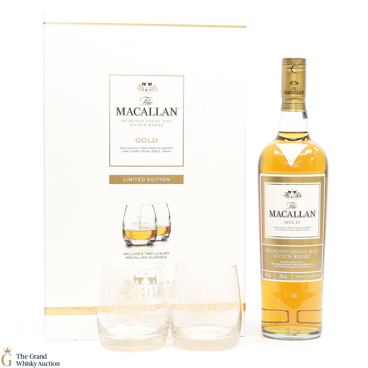 Macallan - Gold (Limited Edition with 2 x Glasses)