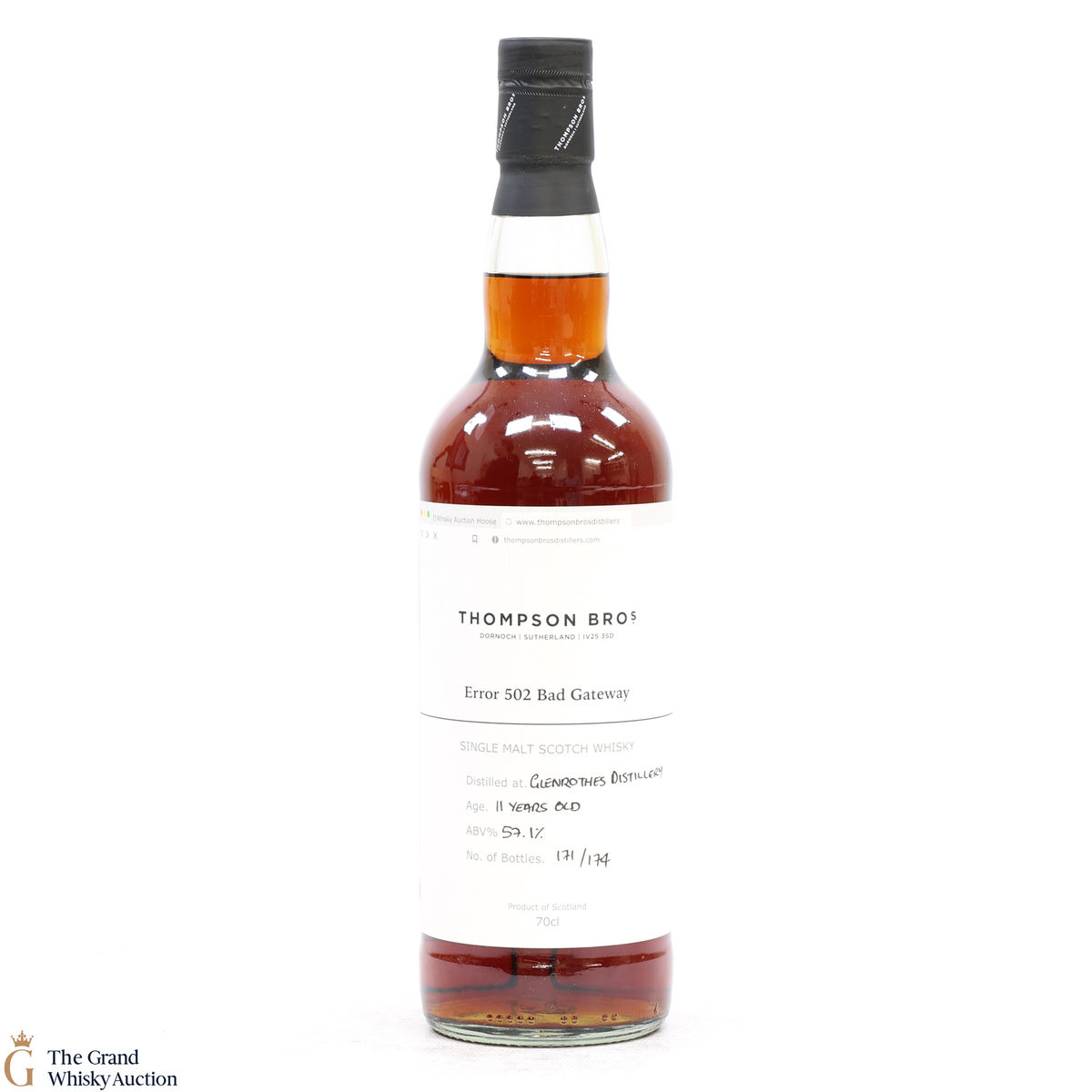 Glenrothes - 11 Year Old Thompson Bro's - Error 502 Bad Gateway