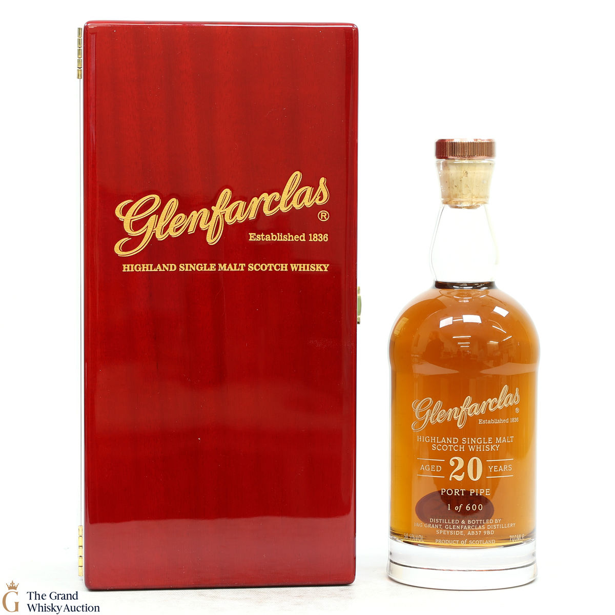 Glenfarclas - 20 Year Old - Port Pipe Decanter