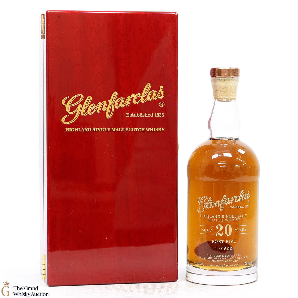 Glenfarclas - 20 Year Old - Port Pipe Decanter