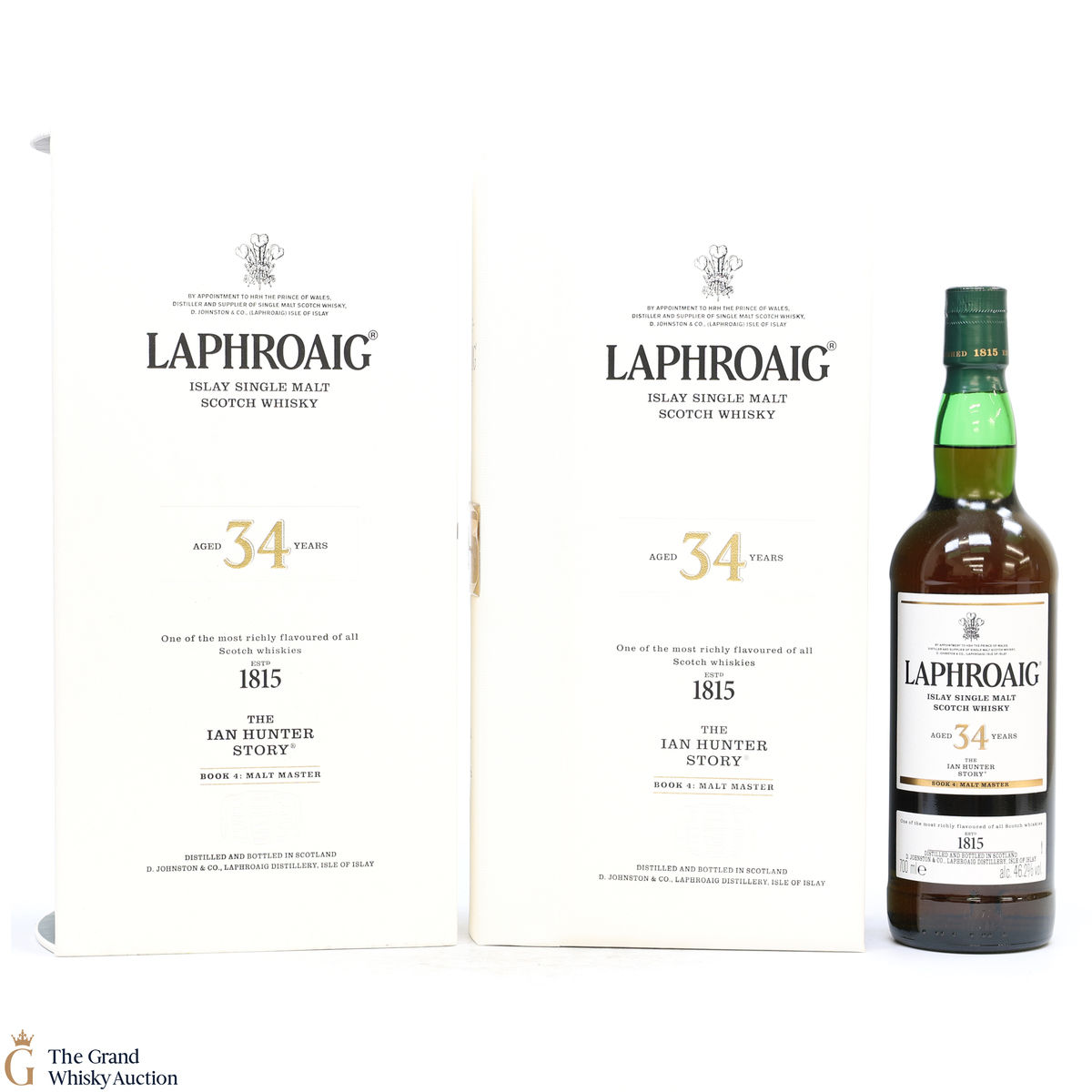 Laphroaig - 34 Year Old - The Ian Hunter Story - Book 4