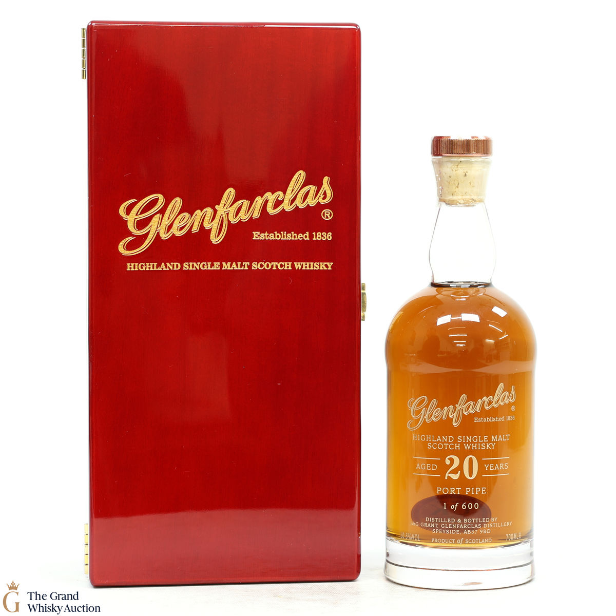 Glenfarclas - 20 Year Old - Port Pipe Decanter