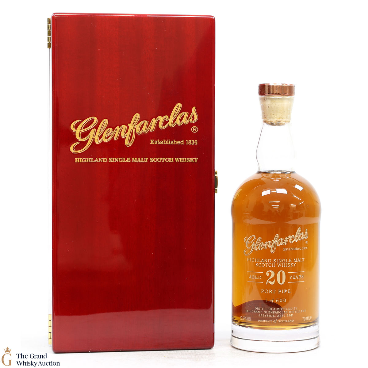 Glenfarclas - 20 Year Old - Port Pipe Decanter