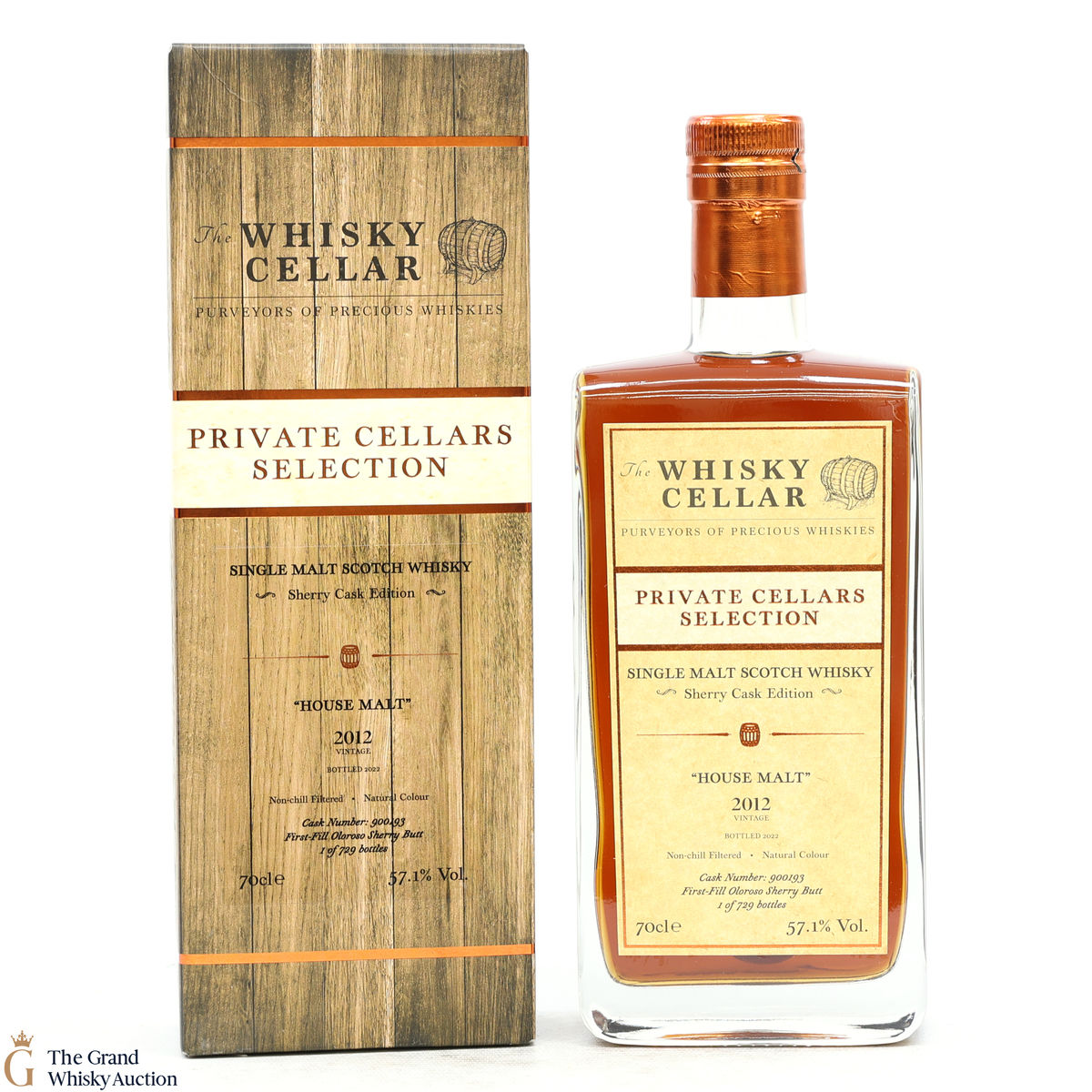 The Whisky Cellar - House Malt 2012 - Sherry Cask #900193