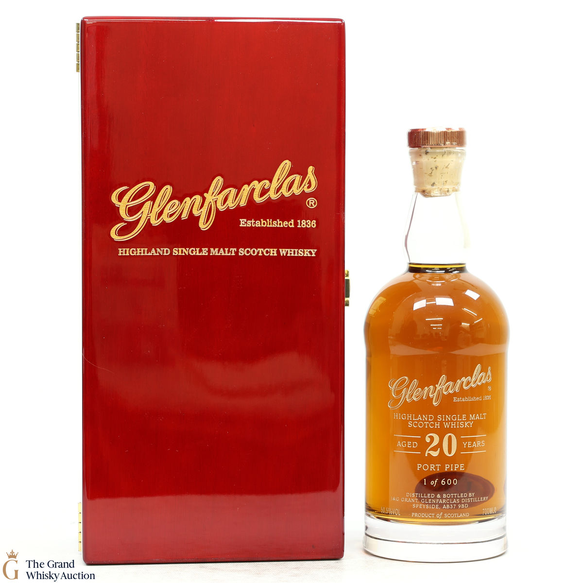 Glenfarclas - 20 Year Old - Port Pipe Decanter