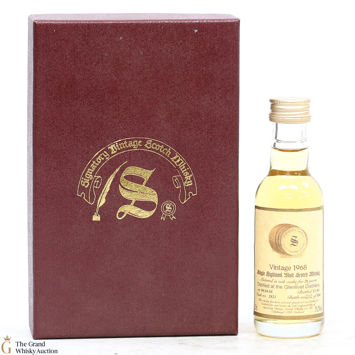 Glenlivet - 26 Year Old 1968 - Signatory (5cl)
