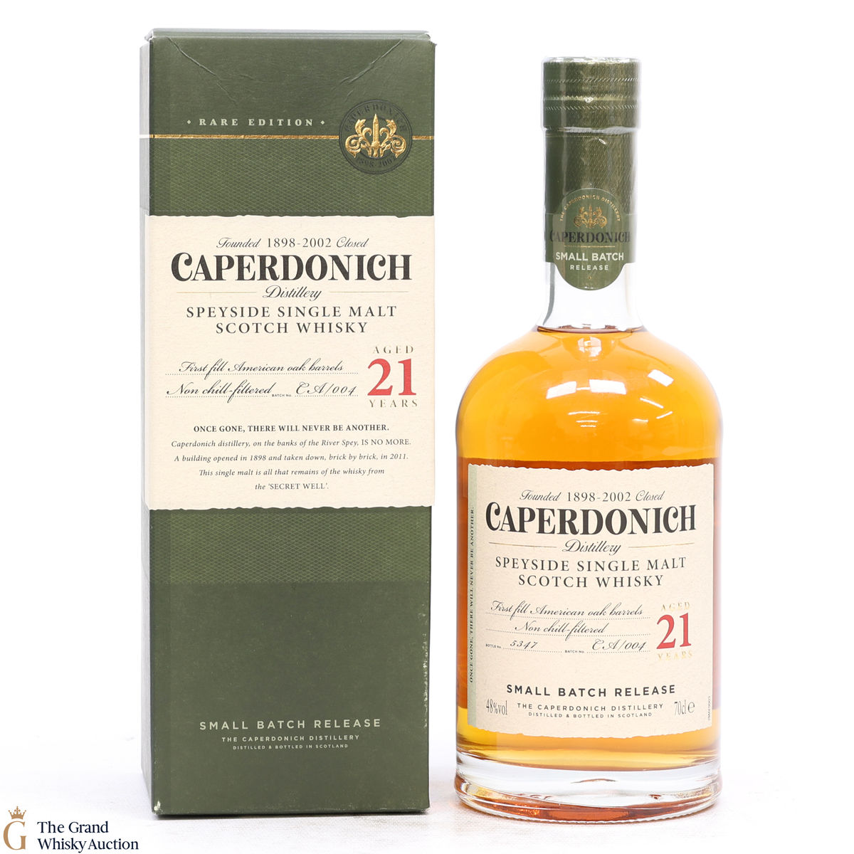 Caperdonich - 21 Year Old - Small Batch Release - Rare Edition