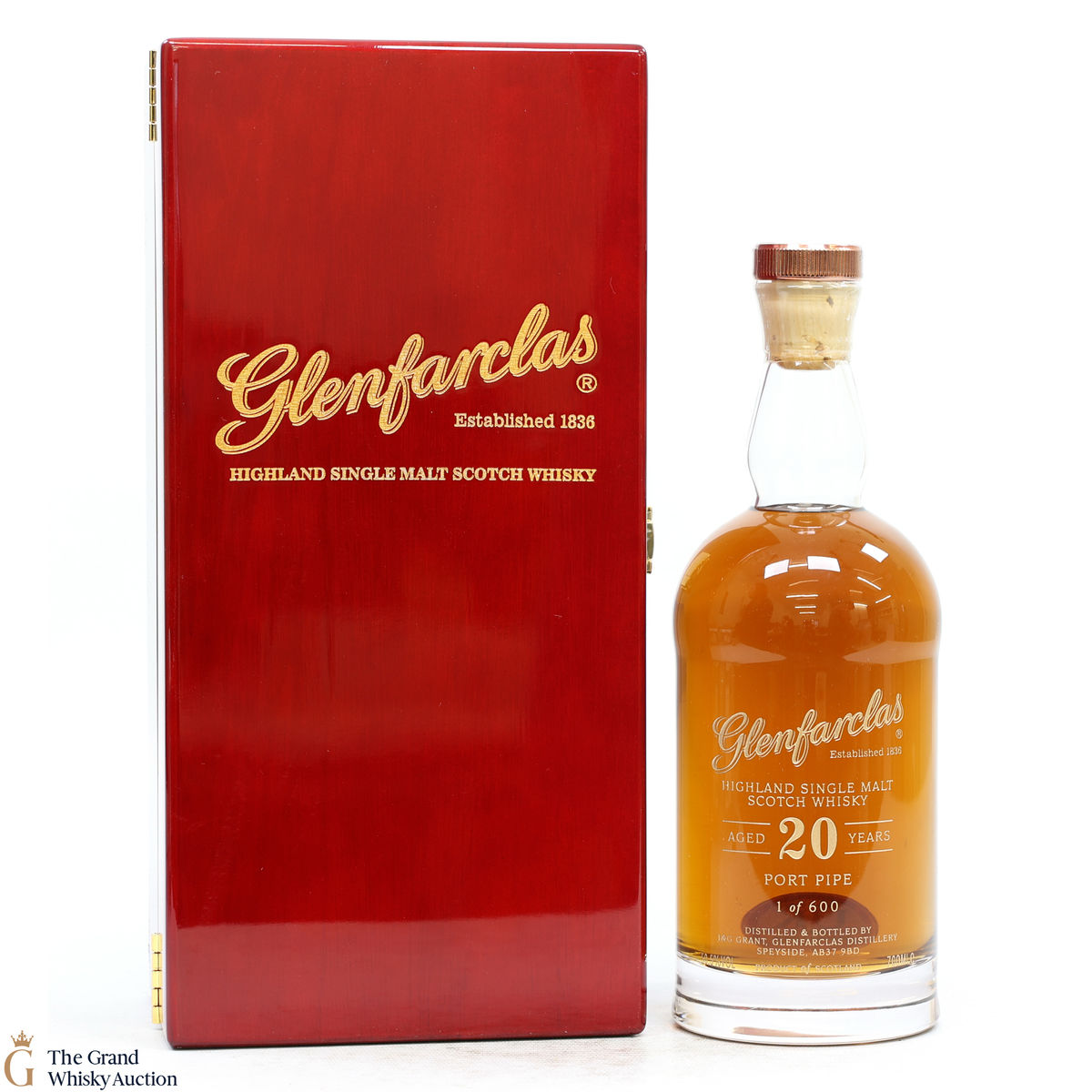 Glenfarclas - 20 Year Old - Port Pipe Decanter