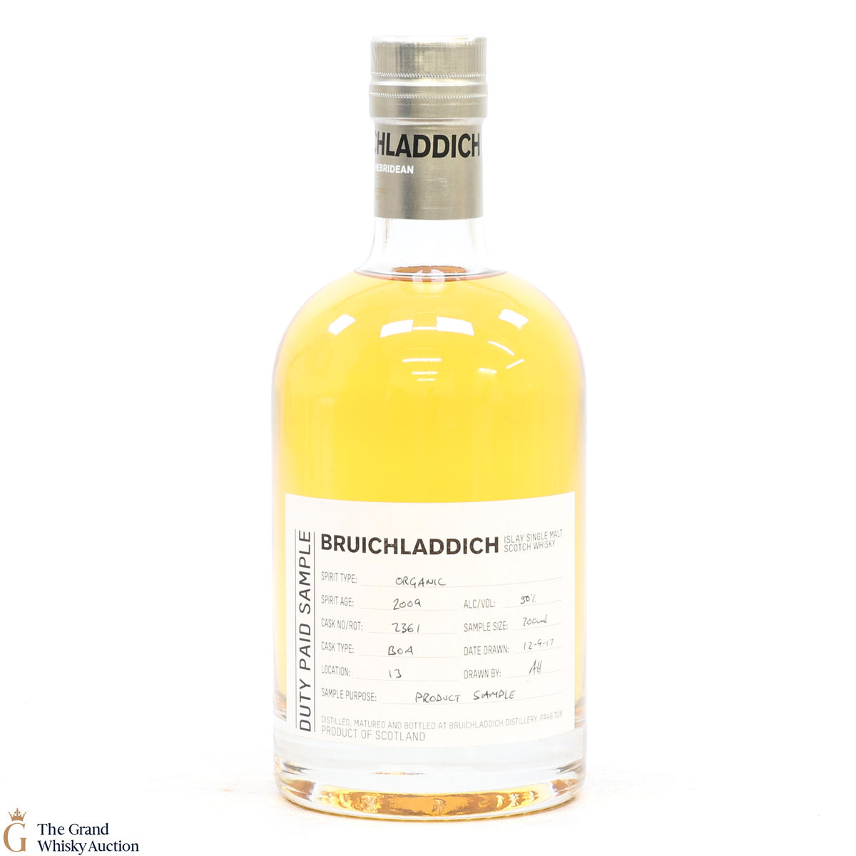 Bruichladdich - Organic 2009 - Duty Paid Sample #2361