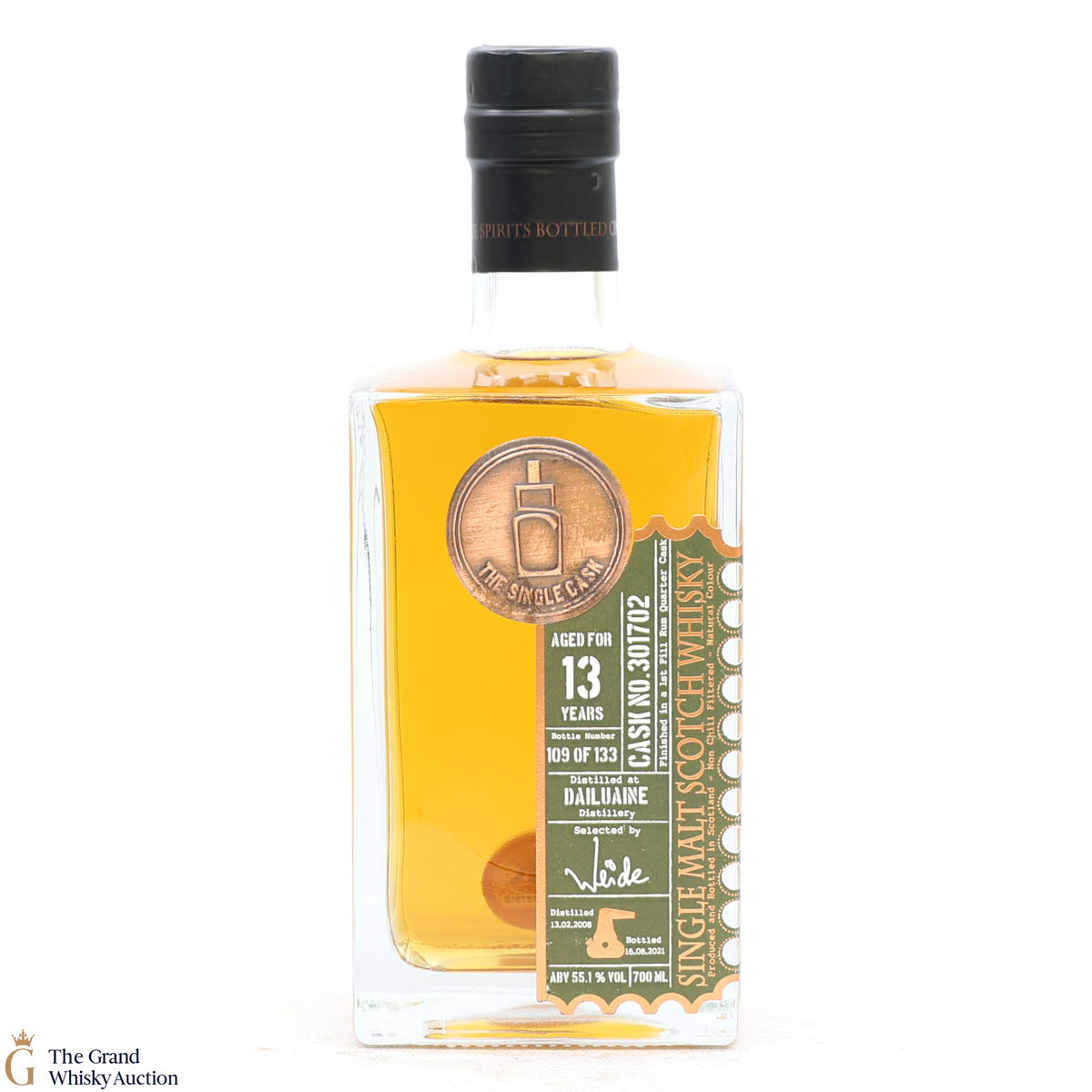 Dailuaine - 13 Year Old 2008 - #301702 The Single Cask