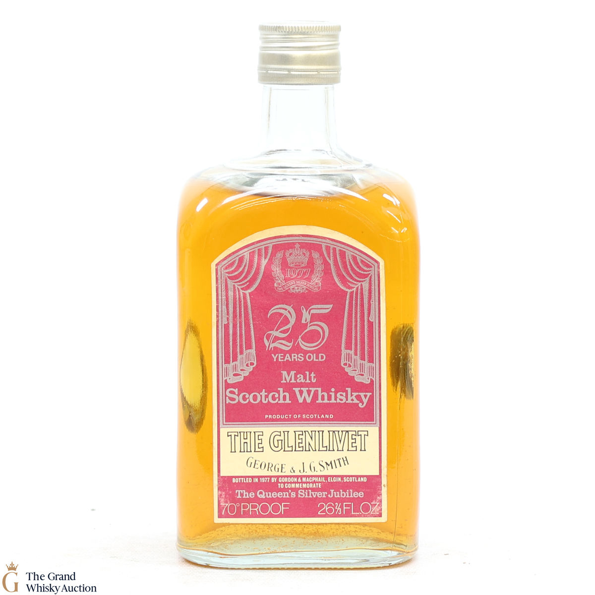 Glenlivet - 25 Year Old - Queen's Silver Jubilee 1977