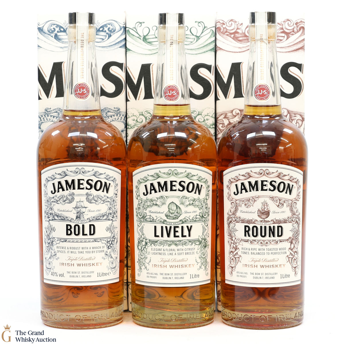 Jameson - Bold, Lively & Round Deconstructed Series (3 x 1L)