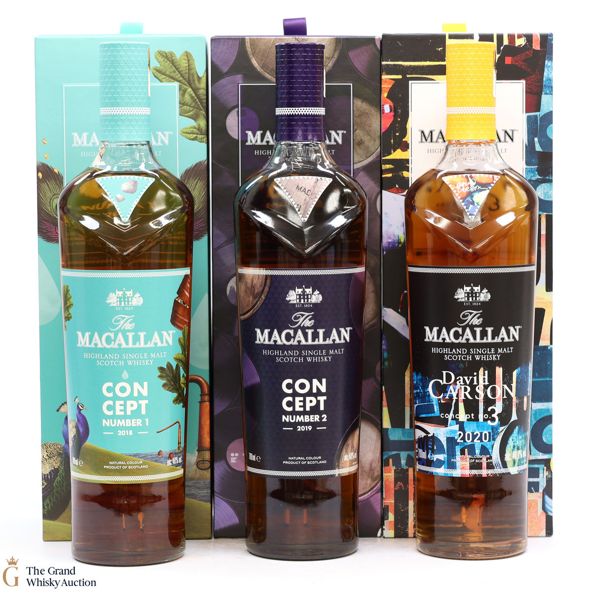 Macallan - Concept No.1, No.2 + No.3 (3 x 70cl)