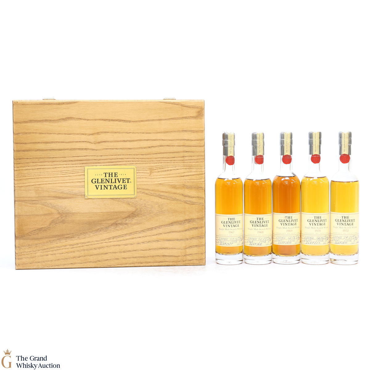 Glenlivet - Vintage Collection 1967-1972 - 5 x 20cl