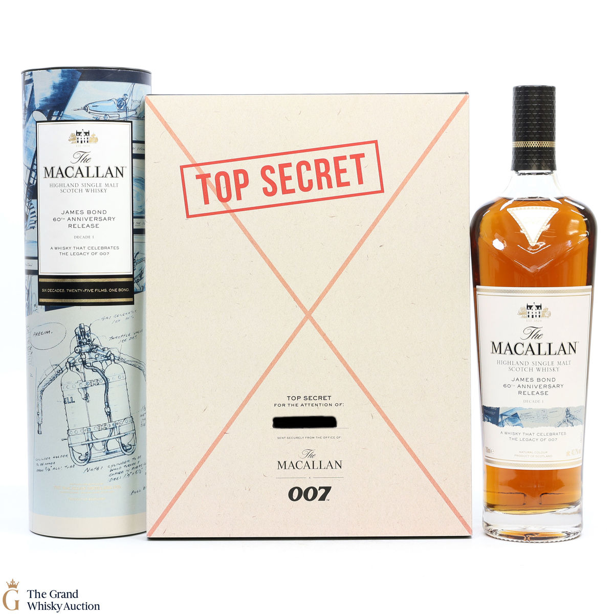 Macallan - James Bond 60th Anniversary - Decade I & Anniversary Print Set