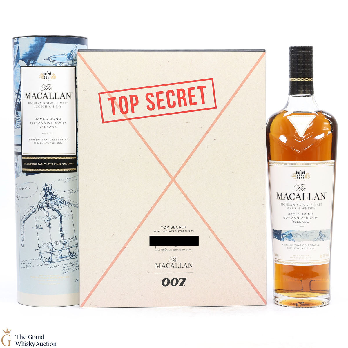 Macallan - James Bond 60th Anniversary - Decade I & Anniversary Print Set