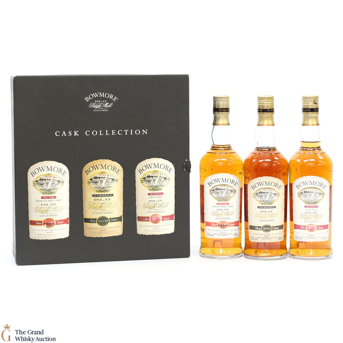Bowmore - Cask Collection - Dusk, Dawn & Darkest (3 x 20cl)