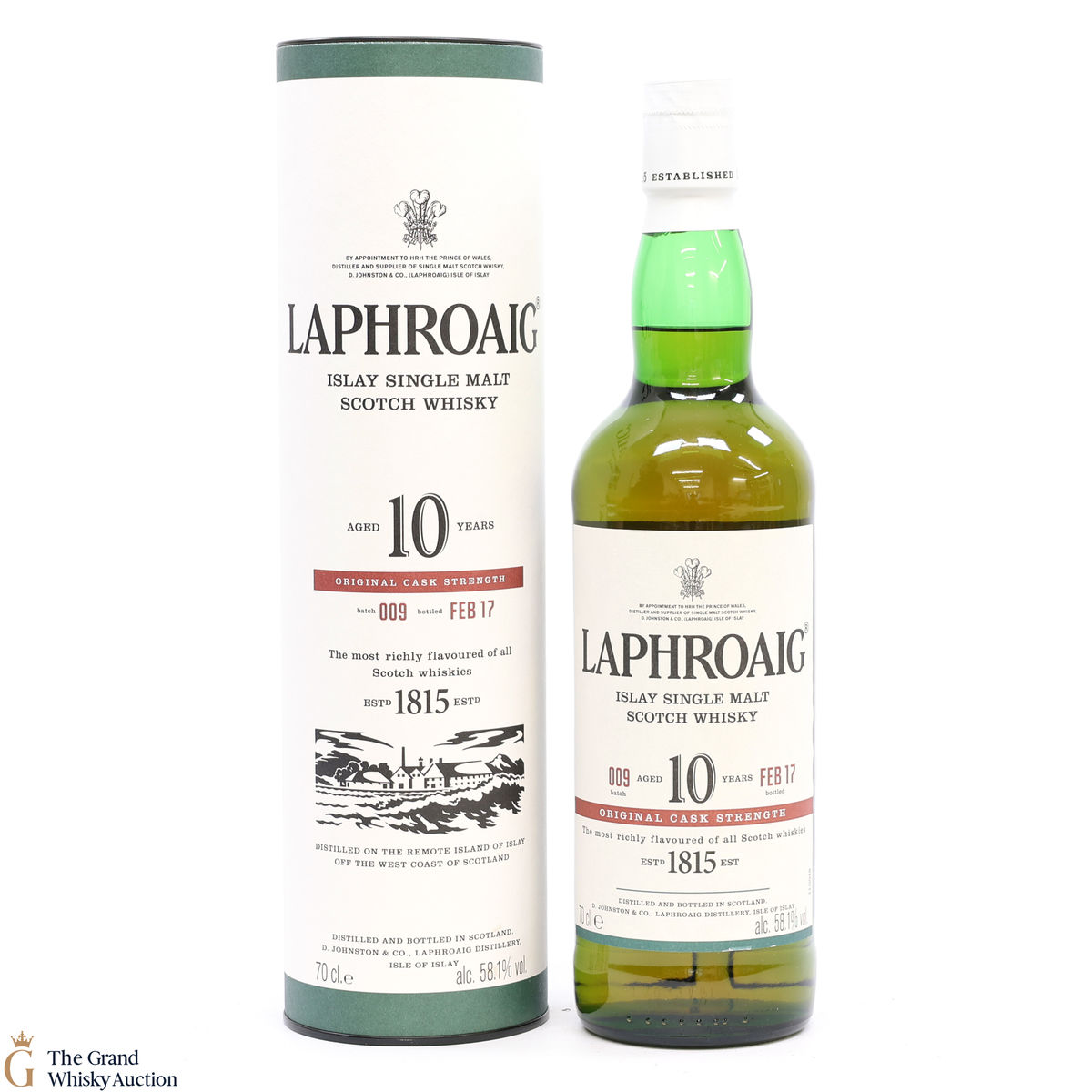 Laphroaig - 10 Year Old - Original Cask Strength Batch #009