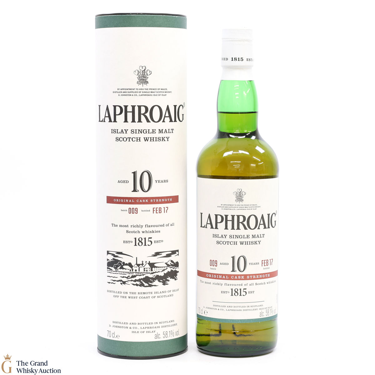 Laphroaig - 10 Year Old - Original Cask Strength Batch #009