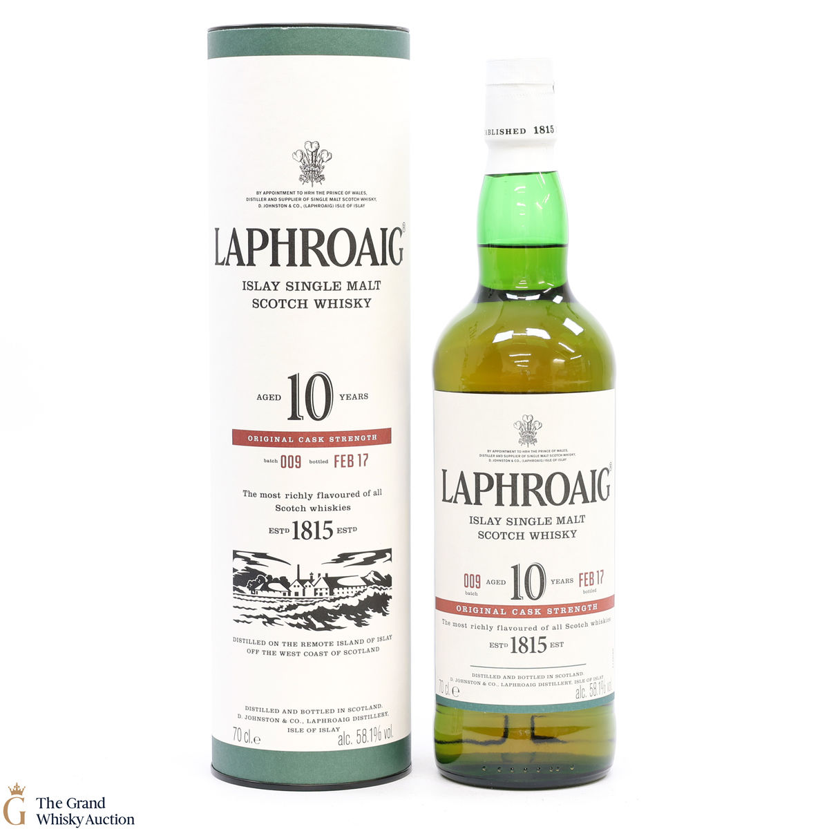 Laphroaig - 10 Year Old - Original Cask Strength Batch #009