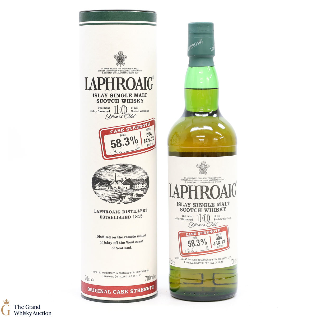 Laphroaig - 10 Year Old - Original Cask Strength Batch #004
