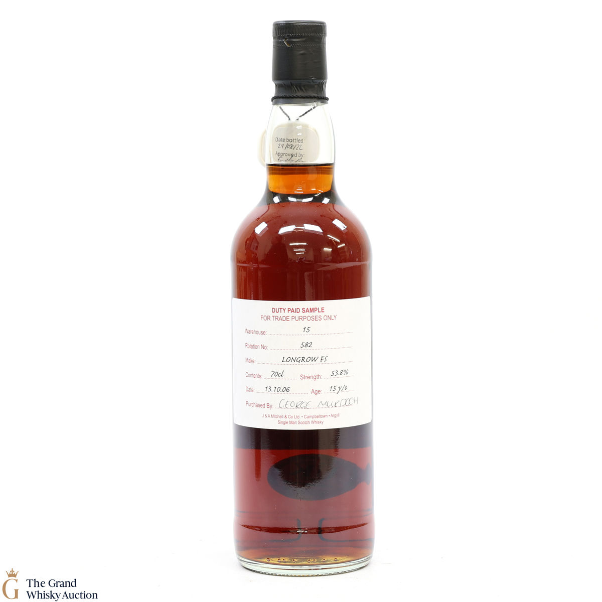 Longrow - 15 Year Old Fresh Sherry 2006 Duty Paid Sample 53.8%
