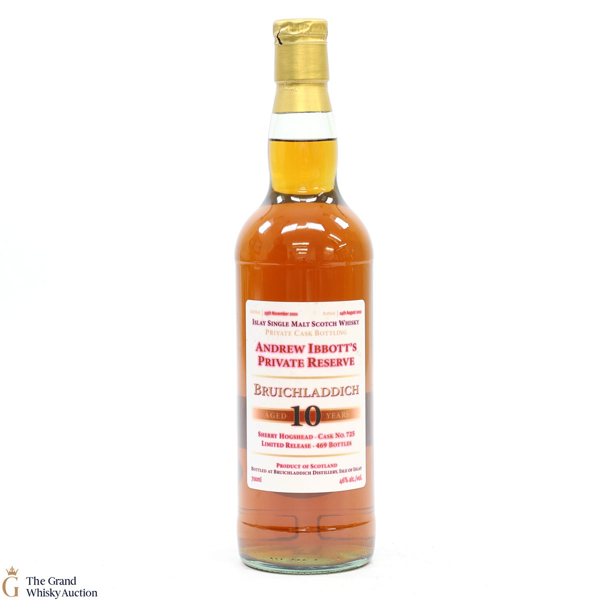 Bruichladdich - 10 Year Old - Private Cask #725