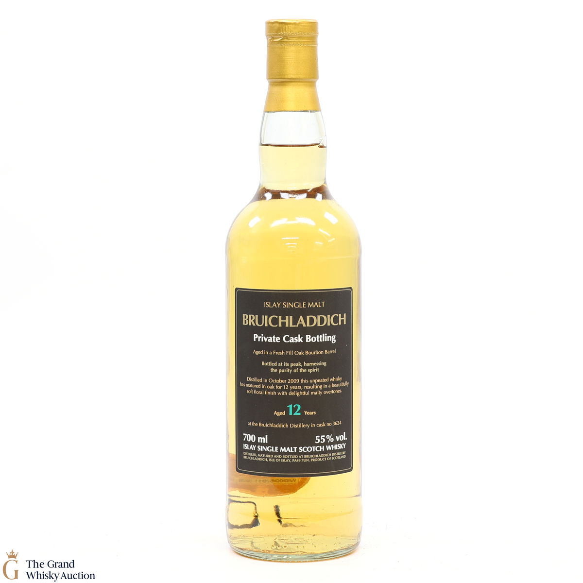 Bruichladdich -  12 Year Old - Private Cask #3624