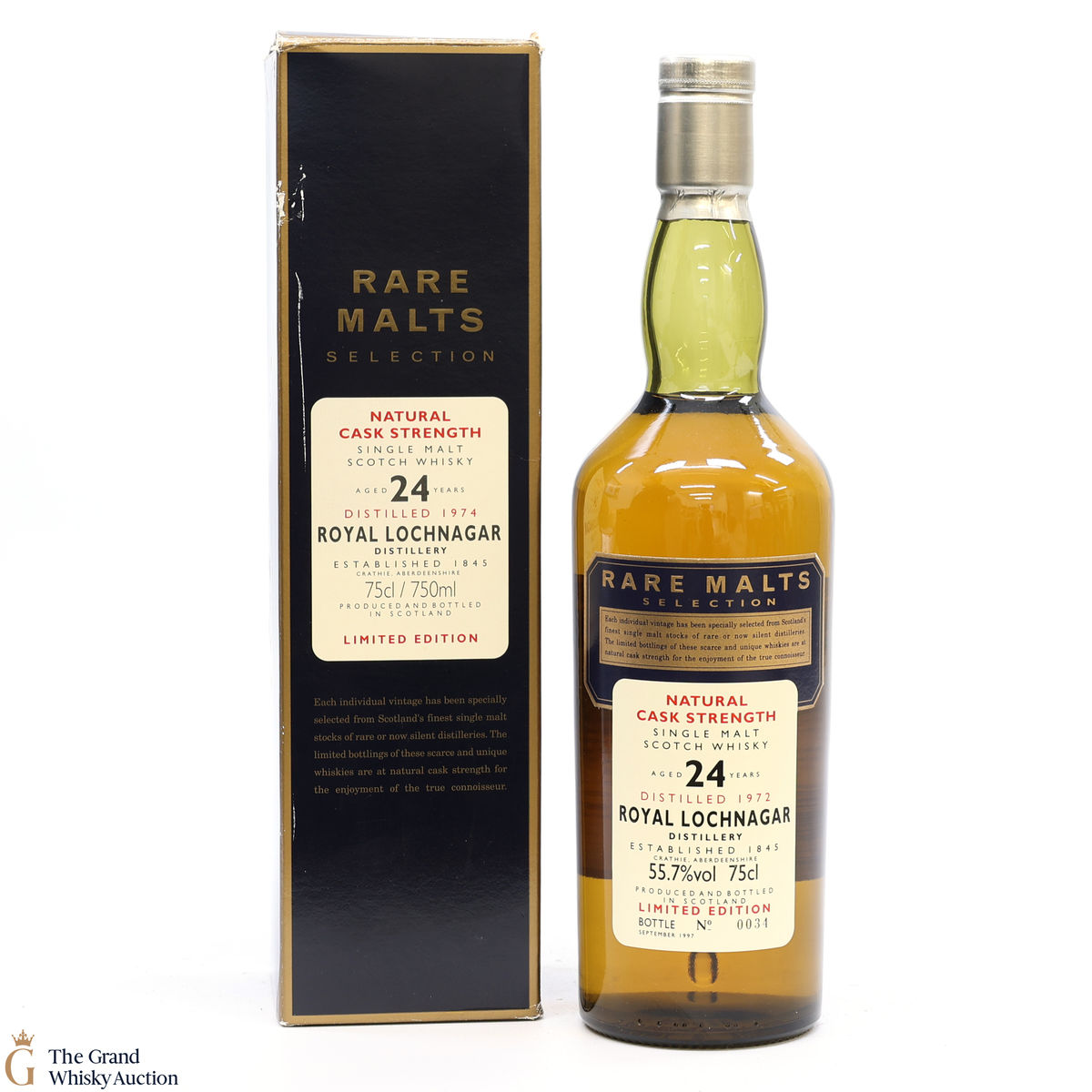 Royal Lochnagar - 24 Year Old 1974 - Rare Malts 55.7% (75cl)