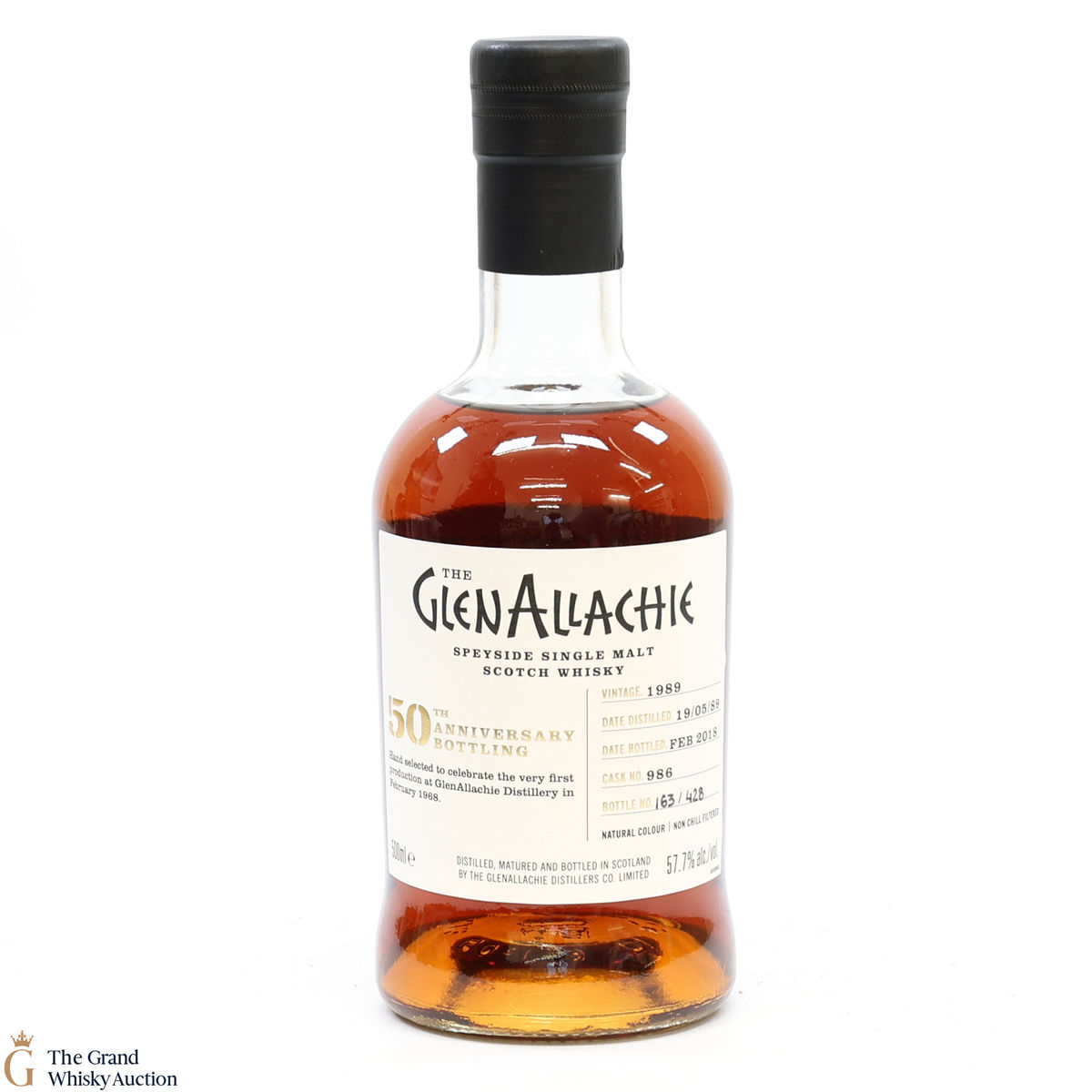 GlenAllachie - 28 Year Old 1989 #986 - 50th Anniversary Bottling (50cl)