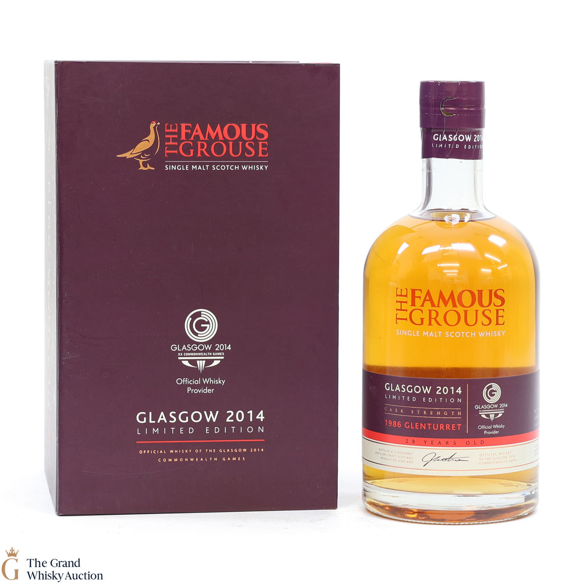 Glenturret - 1986 - Famous Grouse - Glasgow Commonwealth Games 2014 Limited Edition