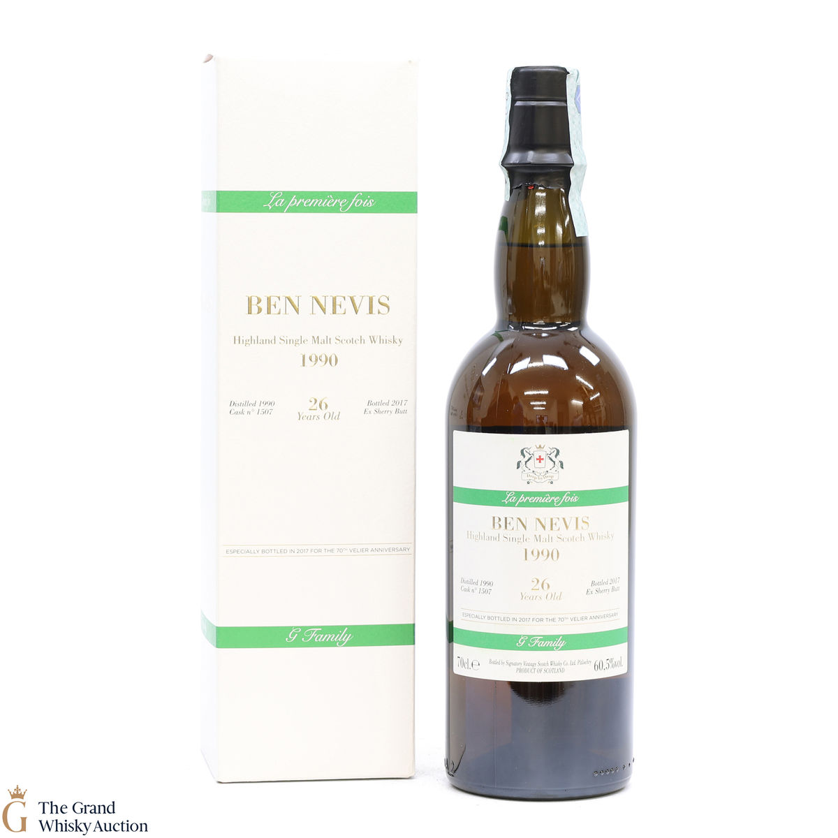 Ben Nevis - 26 Year Old 1990 Single Cask #1507 70th Velier Anniversary 