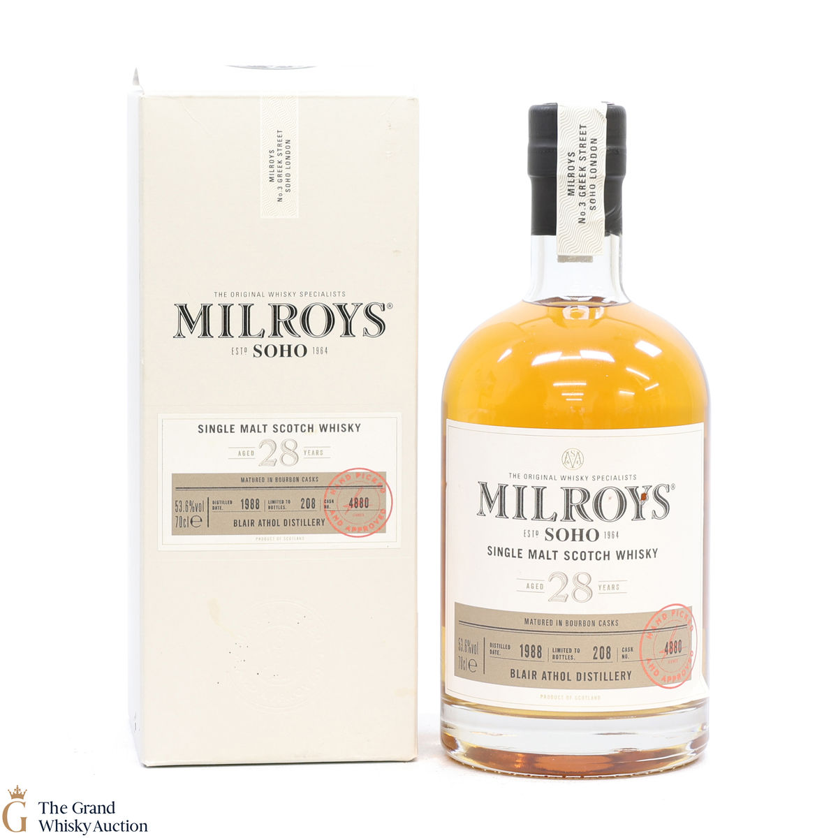 Blair Athol - 28 Year Old 1988 - #4880 - Milroys Soho