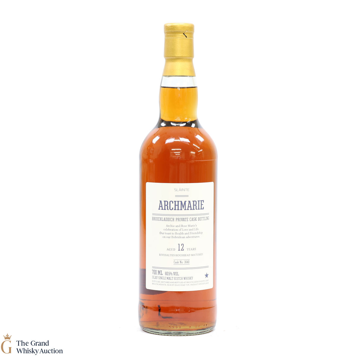 Bruichladdich - 12 Year Old - Private Cask #3640 - Archmarie