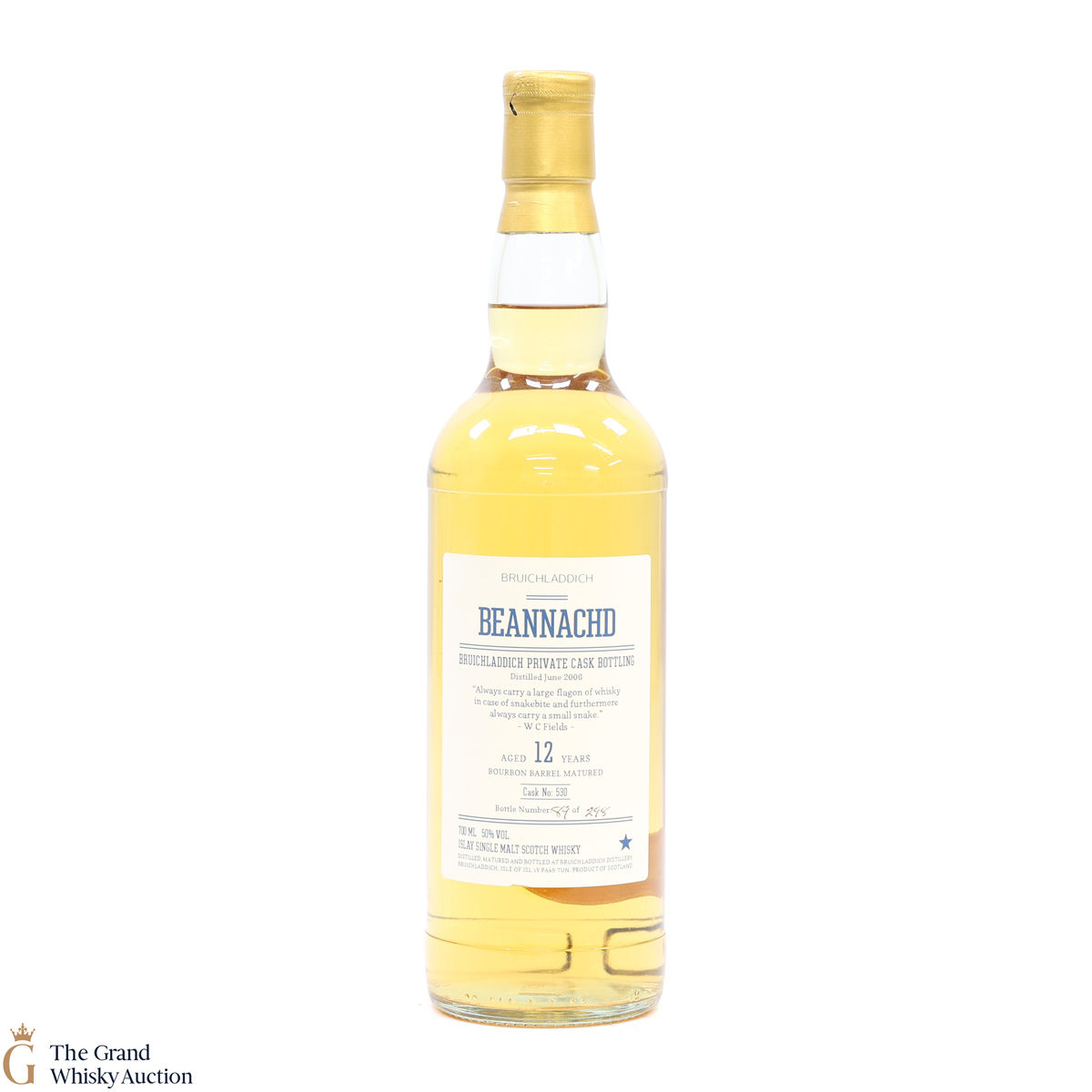 Bruichladdich - 12 Year Old - Private Cask #530 - Beannachd