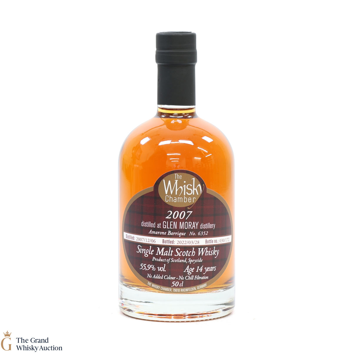 Glen Moray - 14 Year Old 2007 - The Whisky Chamber (50cl)