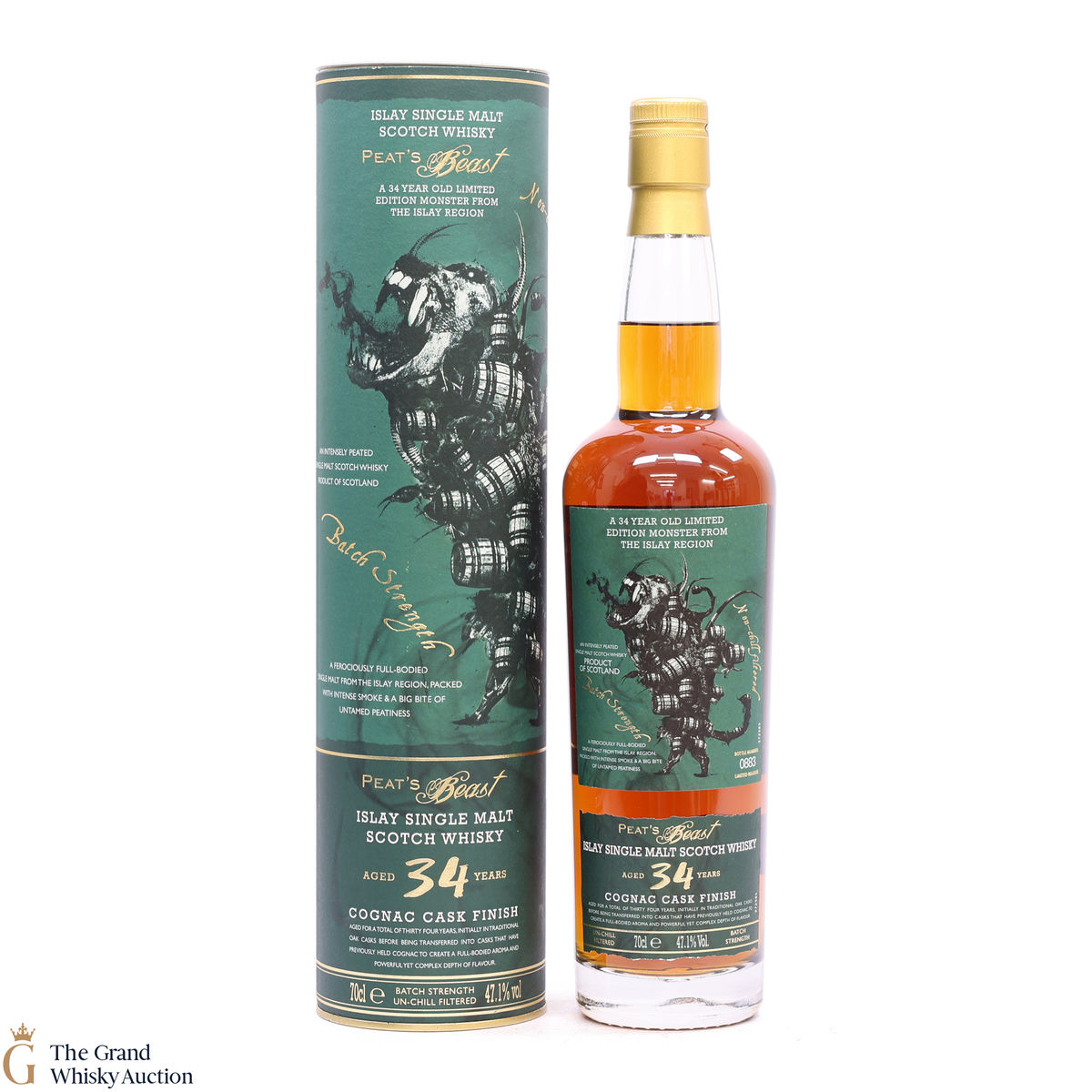 Peat's Beast - 34 Year Old 1985 - Cognac Cask Finish